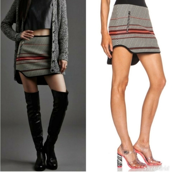 Rag & Bone, Alpine White Bess‎ Skirt, Size 10 - Picture 5 of 16